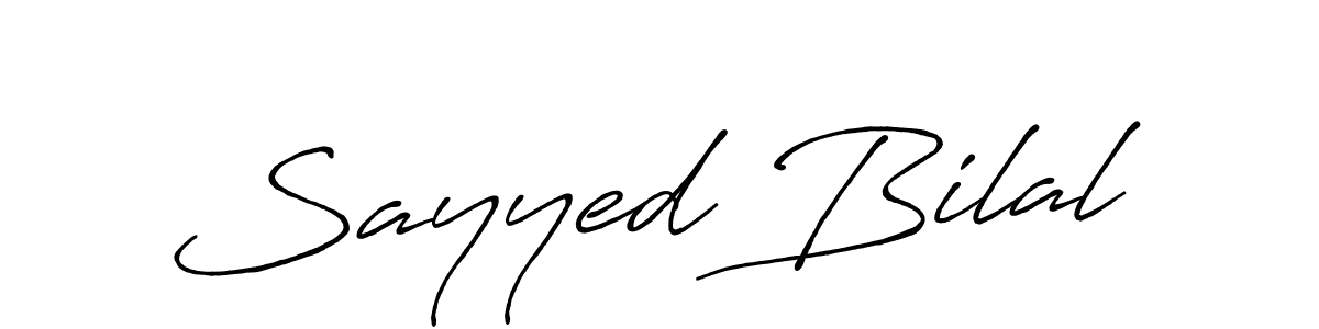 It looks lik you need a new signature style for name Sayyed Bilal. Design unique handwritten (Antro_Vectra_Bolder) signature with our free signature maker in just a few clicks. Sayyed Bilal signature style 7 images and pictures png