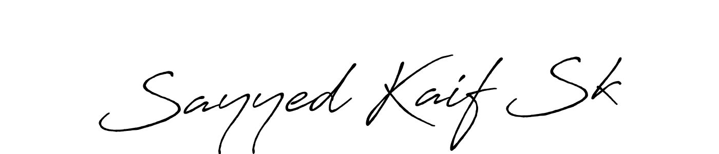 How to Draw Sayyed Kaif Sk signature style? Antro_Vectra_Bolder is a latest design signature styles for name Sayyed Kaif Sk. Sayyed Kaif Sk signature style 7 images and pictures png