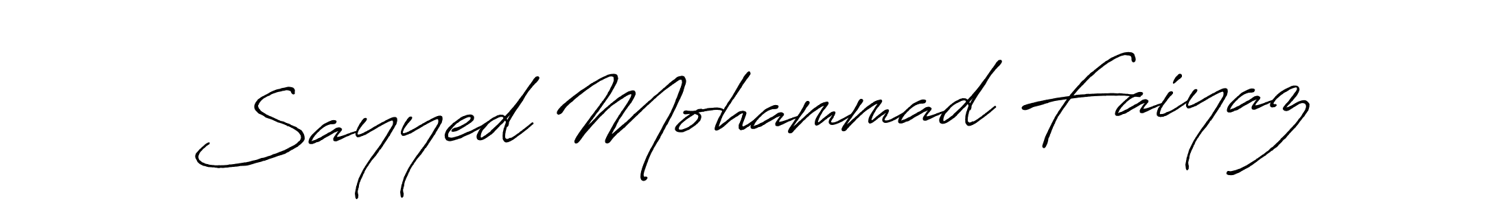Similarly Antro_Vectra_Bolder is the best handwritten signature design. Signature creator online .You can use it as an online autograph creator for name Sayyed Mohammad Faiyaz. Sayyed Mohammad Faiyaz signature style 7 images and pictures png