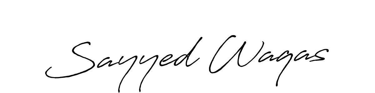 How to Draw Sayyed Waqas signature style? Antro_Vectra_Bolder is a latest design signature styles for name Sayyed Waqas. Sayyed Waqas signature style 7 images and pictures png