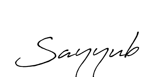 Antro_Vectra_Bolder is a professional signature style that is perfect for those who want to add a touch of class to their signature. It is also a great choice for those who want to make their signature more unique. Get Sayyub name to fancy signature for free. Sayyub signature style 7 images and pictures png