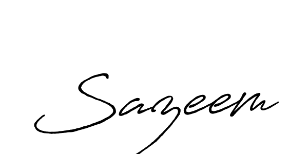 Make a short Sazeem signature style. Manage your documents anywhere anytime using Antro_Vectra_Bolder. Create and add eSignatures, submit forms, share and send files easily. Sazeem signature style 7 images and pictures png