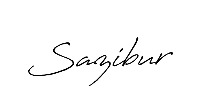 Make a beautiful signature design for name Sazibur. With this signature (Antro_Vectra_Bolder) style, you can create a handwritten signature for free. Sazibur signature style 7 images and pictures png