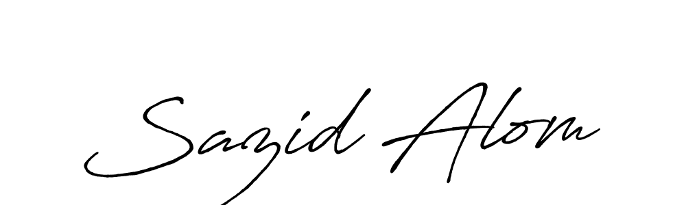 This is the best signature style for the Sazid Alom name. Also you like these signature font (Antro_Vectra_Bolder). Mix name signature. Sazid Alom signature style 7 images and pictures png