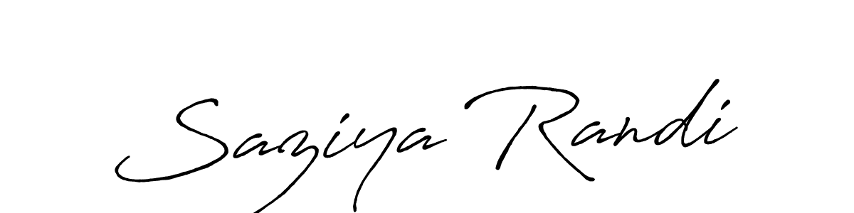 Once you've used our free online signature maker to create your best signature Antro_Vectra_Bolder style, it's time to enjoy all of the benefits that Saziya Randi name signing documents. Saziya Randi signature style 7 images and pictures png