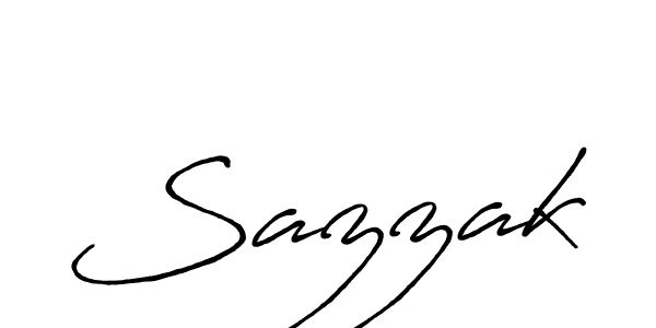 The best way (Antro_Vectra_Bolder) to make a short signature is to pick only two or three words in your name. The name Sazzak include a total of six letters. For converting this name. Sazzak signature style 7 images and pictures png