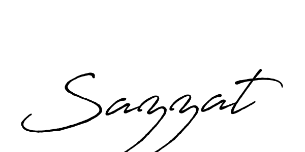 Make a beautiful signature design for name Sazzat. Use this online signature maker to create a handwritten signature for free. Sazzat signature style 7 images and pictures png