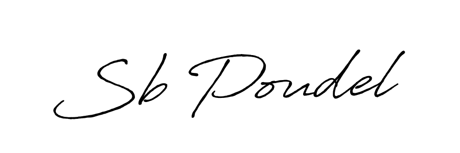 You should practise on your own different ways (Antro_Vectra_Bolder) to write your name (Sb Poudel) in signature. don't let someone else do it for you. Sb Poudel signature style 7 images and pictures png