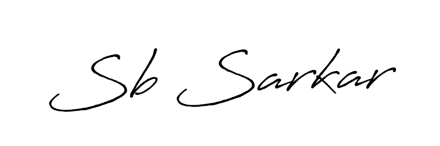 Also we have Sb Sarkar name is the best signature style. Create professional handwritten signature collection using Antro_Vectra_Bolder autograph style. Sb Sarkar signature style 7 images and pictures png