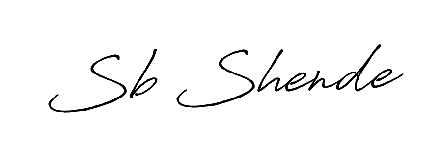 Antro_Vectra_Bolder is a professional signature style that is perfect for those who want to add a touch of class to their signature. It is also a great choice for those who want to make their signature more unique. Get Sb Shende name to fancy signature for free. Sb Shende signature style 7 images and pictures png