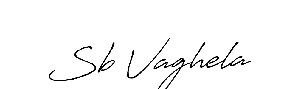 Make a beautiful signature design for name Sb Vaghela. Use this online signature maker to create a handwritten signature for free. Sb Vaghela signature style 7 images and pictures png