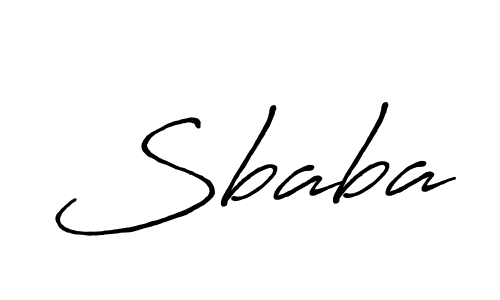 Design your own signature with our free online signature maker. With this signature software, you can create a handwritten (Antro_Vectra_Bolder) signature for name Sbaba. Sbaba signature style 7 images and pictures png