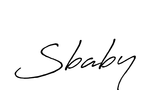 Use a signature maker to create a handwritten signature online. With this signature software, you can design (Antro_Vectra_Bolder) your own signature for name Sbaby. Sbaby signature style 7 images and pictures png