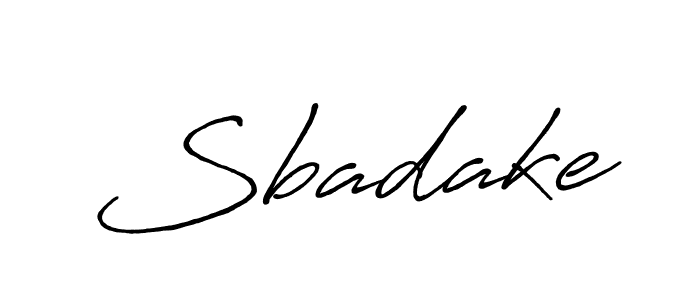 Make a beautiful signature design for name Sbadake. Use this online signature maker to create a handwritten signature for free. Sbadake signature style 7 images and pictures png