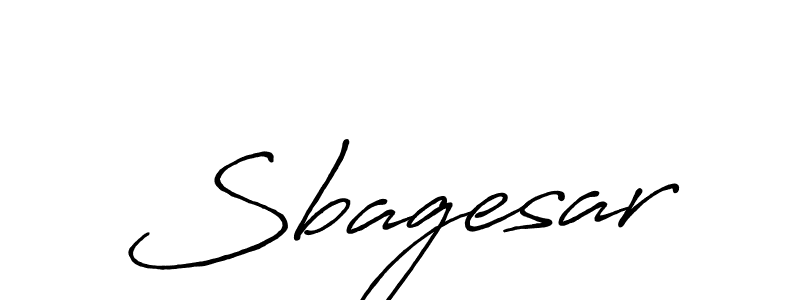 Use a signature maker to create a handwritten signature online. With this signature software, you can design (Antro_Vectra_Bolder) your own signature for name Sbagesar. Sbagesar signature style 7 images and pictures png