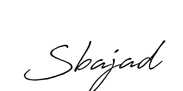 How to make Sbajad signature? Antro_Vectra_Bolder is a professional autograph style. Create handwritten signature for Sbajad name. Sbajad signature style 7 images and pictures png