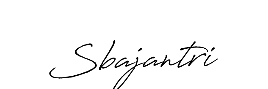 How to make Sbajantri name signature. Use Antro_Vectra_Bolder style for creating short signs online. This is the latest handwritten sign. Sbajantri signature style 7 images and pictures png