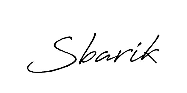 How to make Sbarik signature? Antro_Vectra_Bolder is a professional autograph style. Create handwritten signature for Sbarik name. Sbarik signature style 7 images and pictures png
