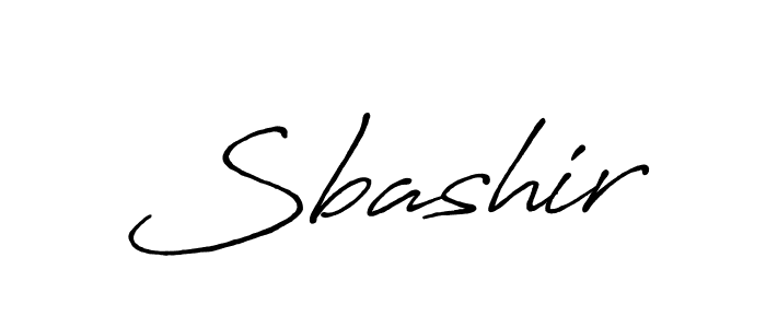 Design your own signature with our free online signature maker. With this signature software, you can create a handwritten (Antro_Vectra_Bolder) signature for name Sbashir. Sbashir signature style 7 images and pictures png