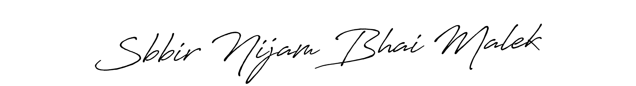 This is the best signature style for the Sbbir Nijam Bhai Malek name. Also you like these signature font (Antro_Vectra_Bolder). Mix name signature. Sbbir Nijam Bhai Malek signature style 7 images and pictures png
