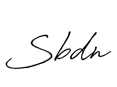 Design your own signature with our free online signature maker. With this signature software, you can create a handwritten (Antro_Vectra_Bolder) signature for name Sbdn. Sbdn signature style 7 images and pictures png