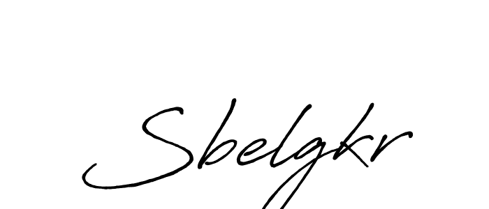 It looks lik you need a new signature style for name Sbelgkr. Design unique handwritten (Antro_Vectra_Bolder) signature with our free signature maker in just a few clicks. Sbelgkr signature style 7 images and pictures png