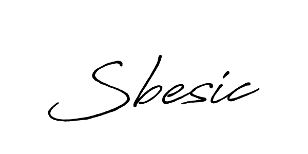 How to make Sbesic signature? Antro_Vectra_Bolder is a professional autograph style. Create handwritten signature for Sbesic name. Sbesic signature style 7 images and pictures png