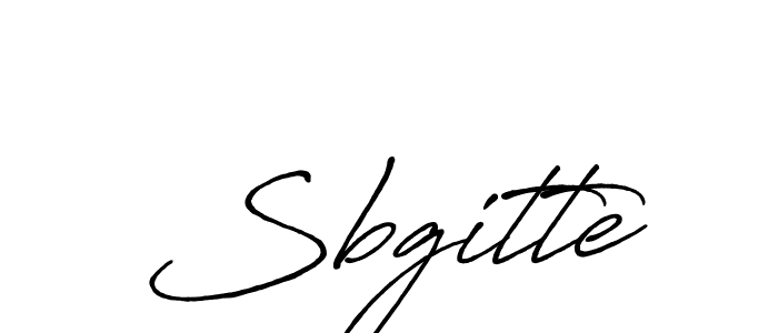 Use a signature maker to create a handwritten signature online. With this signature software, you can design (Antro_Vectra_Bolder) your own signature for name Sbgitte. Sbgitte signature style 7 images and pictures png