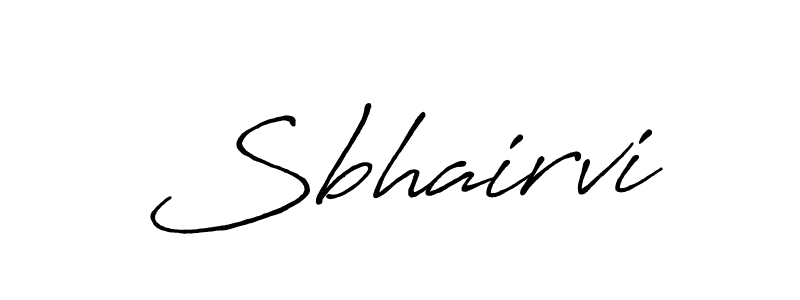 How to Draw Sbhairvi signature style? Antro_Vectra_Bolder is a latest design signature styles for name Sbhairvi. Sbhairvi signature style 7 images and pictures png