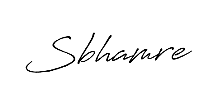 if you are searching for the best signature style for your name Sbhamre. so please give up your signature search. here we have designed multiple signature styles  using Antro_Vectra_Bolder. Sbhamre signature style 7 images and pictures png