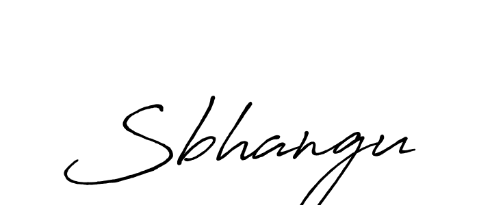 How to Draw Sbhangu signature style? Antro_Vectra_Bolder is a latest design signature styles for name Sbhangu. Sbhangu signature style 7 images and pictures png