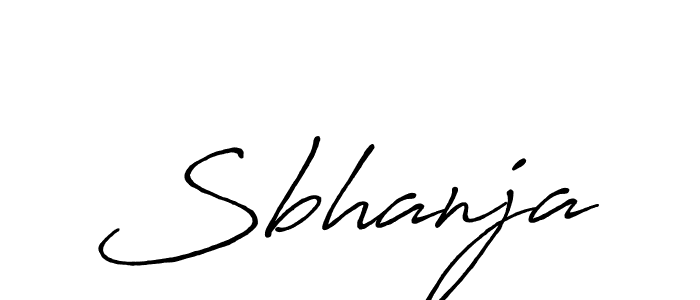 The best way (Antro_Vectra_Bolder) to make a short signature is to pick only two or three words in your name. The name Sbhanja include a total of six letters. For converting this name. Sbhanja signature style 7 images and pictures png