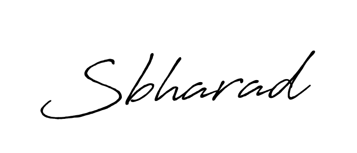 The best way (Antro_Vectra_Bolder) to make a short signature is to pick only two or three words in your name. The name Sbharad include a total of six letters. For converting this name. Sbharad signature style 7 images and pictures png