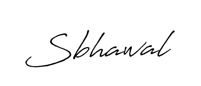 Design your own signature with our free online signature maker. With this signature software, you can create a handwritten (Antro_Vectra_Bolder) signature for name Sbhawal. Sbhawal signature style 7 images and pictures png