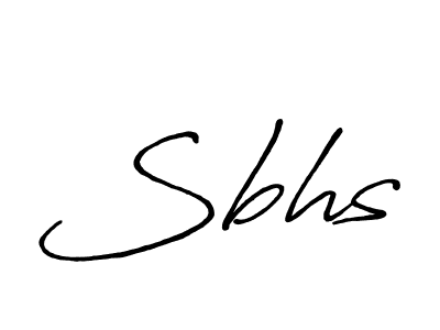 Also we have Sbhs name is the best signature style. Create professional handwritten signature collection using Antro_Vectra_Bolder autograph style. Sbhs signature style 7 images and pictures png