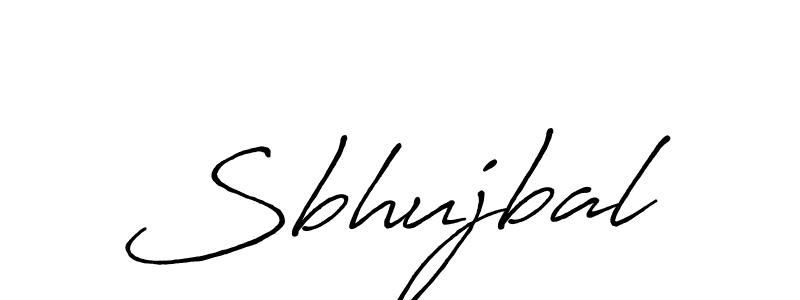 How to make Sbhujbal signature? Antro_Vectra_Bolder is a professional autograph style. Create handwritten signature for Sbhujbal name. Sbhujbal signature style 7 images and pictures png