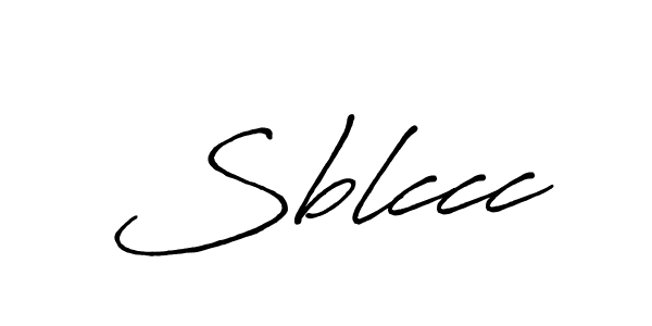 Sblccc stylish signature style. Best Handwritten Sign (Antro_Vectra_Bolder) for my name. Handwritten Signature Collection Ideas for my name Sblccc. Sblccc signature style 7 images and pictures png
