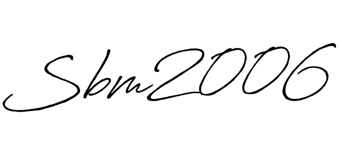 How to make Sbm2006 name signature. Use Antro_Vectra_Bolder style for creating short signs online. This is the latest handwritten sign. Sbm2006 signature style 7 images and pictures png