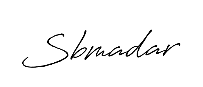 Design your own signature with our free online signature maker. With this signature software, you can create a handwritten (Antro_Vectra_Bolder) signature for name Sbmadar. Sbmadar signature style 7 images and pictures png