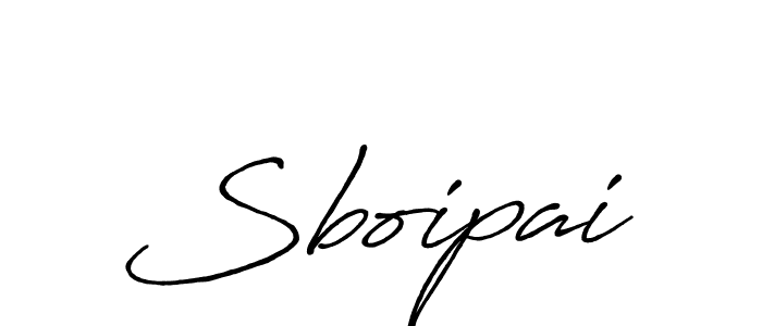 The best way (Antro_Vectra_Bolder) to make a short signature is to pick only two or three words in your name. The name Sboipai include a total of six letters. For converting this name. Sboipai signature style 7 images and pictures png