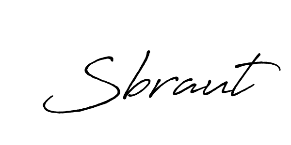 How to make Sbraut signature? Antro_Vectra_Bolder is a professional autograph style. Create handwritten signature for Sbraut name. Sbraut signature style 7 images and pictures png