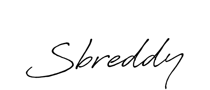 How to make Sbreddy signature? Antro_Vectra_Bolder is a professional autograph style. Create handwritten signature for Sbreddy name. Sbreddy signature style 7 images and pictures png