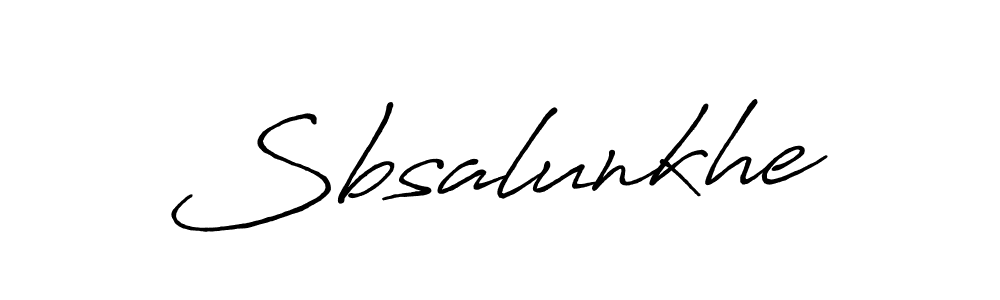 if you are searching for the best signature style for your name Sbsalunkhe. so please give up your signature search. here we have designed multiple signature styles  using Antro_Vectra_Bolder. Sbsalunkhe signature style 7 images and pictures png