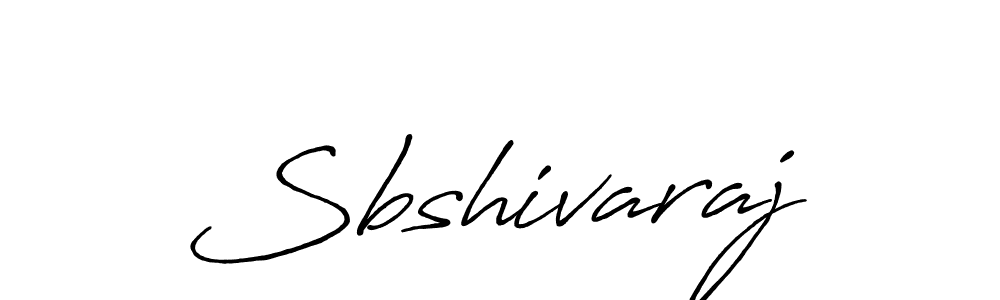 Create a beautiful signature design for name Sbshivaraj. With this signature (Antro_Vectra_Bolder) fonts, you can make a handwritten signature for free. Sbshivaraj signature style 7 images and pictures png