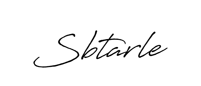Sbtarle stylish signature style. Best Handwritten Sign (Antro_Vectra_Bolder) for my name. Handwritten Signature Collection Ideas for my name Sbtarle. Sbtarle signature style 7 images and pictures png