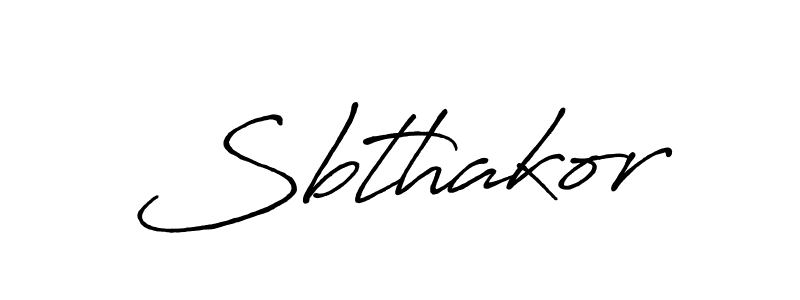 How to make Sbthakor signature? Antro_Vectra_Bolder is a professional autograph style. Create handwritten signature for Sbthakor name. Sbthakor signature style 7 images and pictures png
