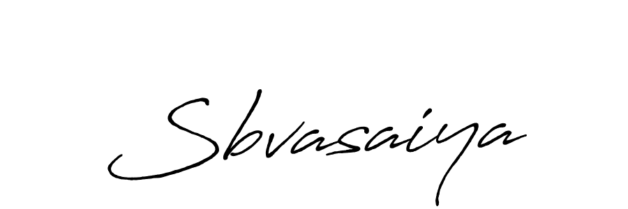 How to make Sbvasaiya signature? Antro_Vectra_Bolder is a professional autograph style. Create handwritten signature for Sbvasaiya name. Sbvasaiya signature style 7 images and pictures png