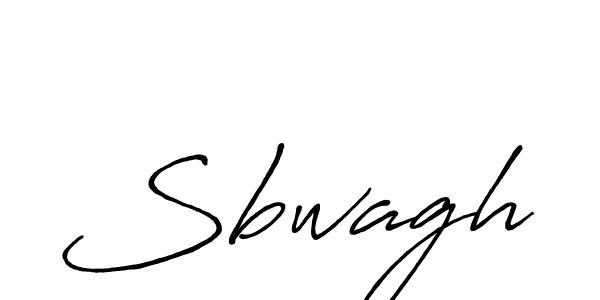 Use a signature maker to create a handwritten signature online. With this signature software, you can design (Antro_Vectra_Bolder) your own signature for name Sbwagh. Sbwagh signature style 7 images and pictures png