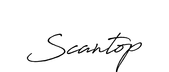 Also we have Scantop name is the best signature style. Create professional handwritten signature collection using Antro_Vectra_Bolder autograph style. Scantop signature style 7 images and pictures png