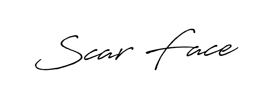 Design your own signature with our free online signature maker. With this signature software, you can create a handwritten (Antro_Vectra_Bolder) signature for name Scar Face. Scar Face signature style 7 images and pictures png
